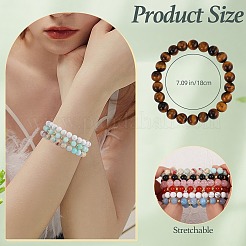 Natural & Synthetic Gemstone Bracelets&nbsp;BJEW-SW001595