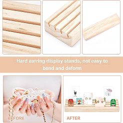 Beech Slotted Display Stands&nbsp;ODIS-WH0011-73