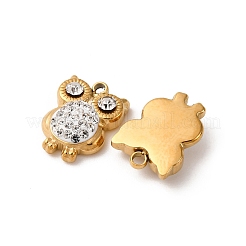 304 Stainless Steel Pendants&nbsp;STAS-L022-523G