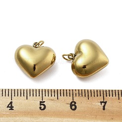 Heart 304 Stainless Steel Charms&nbsp;STAS-D302-16G
