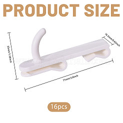 Plastic Mesh Sheet Hook&nbsp;FIND-WH0149-32C-01