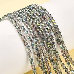 Electroplate Glass Beads Strands&nbsp;X-EGLA-D021-15