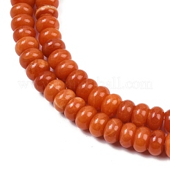 Dyed Natural White Jade Beads Strands&nbsp;G-G107-A26-01
