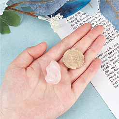 Torch Natural Rose Quartz Display Decorations&nbsp;DJEW-WH0042-08A-03