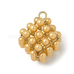 ABS Imitation Pearl Pendants&nbsp;KK-K293-43B