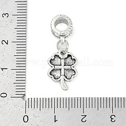 Rack Plating Brass European Dangle Charms&nbsp;KK-R200-03AS-02