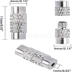 Column Brass Screw Clasps&nbsp;KK-CA0001-05P
