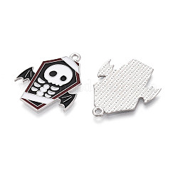 Halloween Theme Alloy and Enamel Pendants&nbsp;X-ENAM-T021-31D-01P
