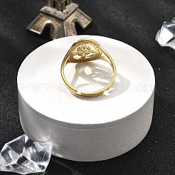201 Stainless Steel Cuff Rings for Women&nbsp;RJEW-S395-03G-1