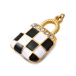 304 Stainless Steel Enamel Pendants&nbsp;X-STAS-B097-11G