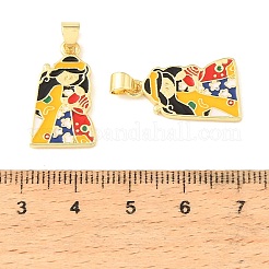 Brass Enamel Pendants&nbsp;KK-CBA6938-03G-02