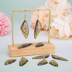 Transparent Resin Wing Pendants Set&nbsp;X-RESI-TAC0021-01A