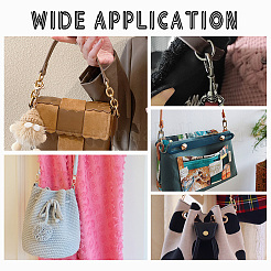 8 Sets 4 Colors PU Leather Chain Bag Strap&nbsp;FIND-PH0006-85