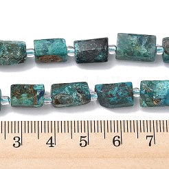 Natural Chrysocolla and Lapis Lazuli Beads Strands&nbsp;G-C275-A01-01