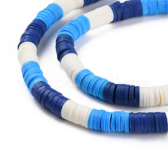 Fixed 3 Color Handmade Polymer Clay Bead Strands&nbsp;X-CLAY-S096-029H