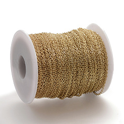 Brass Cable Chains&nbsp;KK-S332-19G