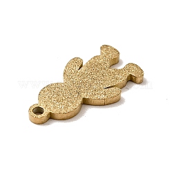 304 Stainless Steel Textured Pendants Ion Plating(IP)&nbsp;STAS-J040-09B-G