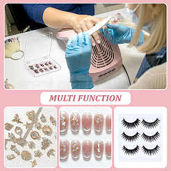 20Pcs Transparent Plastics Fase Nail Press on Wearing Storage Flip Box&nbsp;CON-BC0007-40