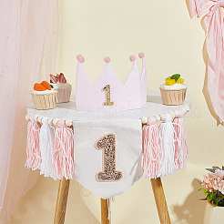 Polyester Braided Tassel Banners&nbsp;HJEW-WH0039-48B