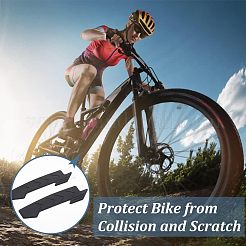Silicone Bicycle Down Tube Frame Protectors&nbsp;AJEW-WH0317-17
