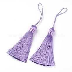 Polyester Tassel Big Pendants&nbsp;HJEW-K030-C