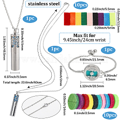 10Pcs Alloy Stainless Steel Slider Bracelets&nbsp;AJEW-SC0004-07A