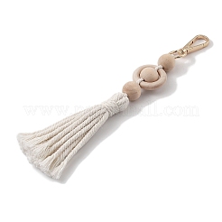 Handmade Macrame Nylon Thread Pendant Decorations&nbsp;HJEW-P019-09G-01