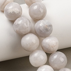Round Natural Crazy Lace Agate Beaded Strands&nbsp;G-L374-01-12mm