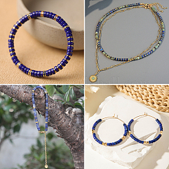 1 Strand Natural Lapis Lazuli Bead Strands&nbsp;G-PA0002-27