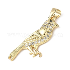Brass Micro Pave Cubic Zirconia Pendants&nbsp;LS-ZIRC-I356-06G