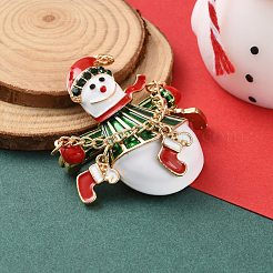 Christmas Theme Enamel Pins&nbsp;JEWB-F034-01B