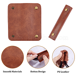 4Pcs PU Leather Luggage Handle Wrap Covers&nbsp;DIY-BBC0002-94B