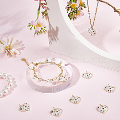 8Pcs Eco-Friendly Brass Micro Pave Cubic Zirconia Pendants&nbsp;KK-BBC0028-56