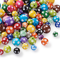 Opaque Acrylic Beads&nbsp;SACR-CW0001-03