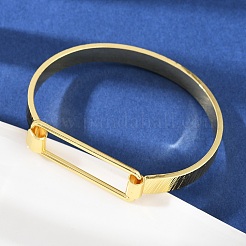Elegant Brass Bangles for Women&nbsp;BJEW-C112-05G