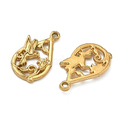 304 Stainless Steel Pendants&nbsp;STAS-P446-07G