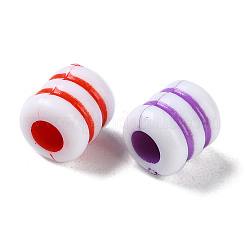 Opaque Acrylic European Beads&nbsp;SACR-P031-13A