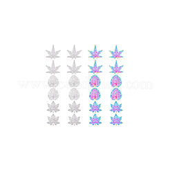 24pcs 6 styles 201 Stainless Steel Pendants&nbsp;STAS-DC0013-59