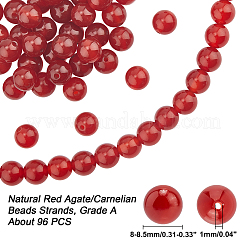 Natural Carnelian Beads Strands&nbsp;G-AR0002-93