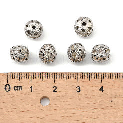 Brass Rhinestone Beads&nbsp;KK-U057-14P