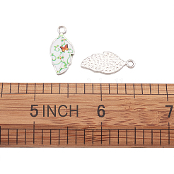 Alloy Enamel Pendants&nbsp;PALLOY-TAC0009-25P-B