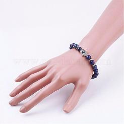 Natural Lapis Lazuli(Dyed) Stretch Bracelets&nbsp;BJEW-JB03146-03