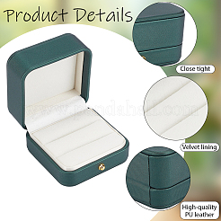 PU Leather Ring Boxes&nbsp;LBOX-CL0001-05