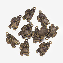 Tibetan Style Alloy Pendants&nbsp;TIBEP-EA028YKG-AB-LF