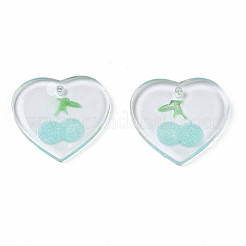 Transparent Resin Pendants&nbsp;RESI-N030-002C