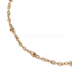 2Pcs 2 Colors 304 Stainless Steel Satellite Chain Slider Bracelet Making&nbsp;AJEW-JB01246