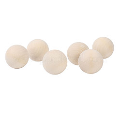 Unfinished Wooden Beads&nbsp;LS-WOOD-WH0025-97