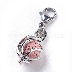 Brass Locket Pendants&nbsp;HJEW-JM00325-M-1