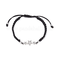 Heart & Star Tibetan Style Alloy Link Bracelets&nbsp;BJEW-JB101002