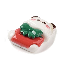 Christmas Panda Theme Opaque Resin Decoden Cabochons&nbsp;RESI-S397-02C
